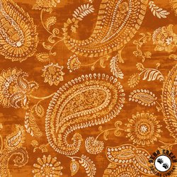 P&B Textiles Bohemia 108 Inch Wide Backing Fabric Orange P&B Textiles Bohemia 108 Inch Wide Backing Fabric Orange