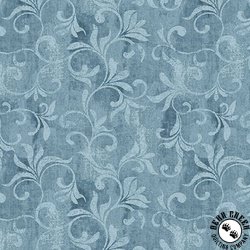 Blank Quilting Autumn Vibes Scroll Allover Blue Blank Quilting Autumn Vibes Scroll Allover Blue