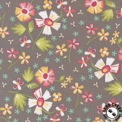 Moda In The Garden Flowers Slate Moda In The Garden Flowers Slate