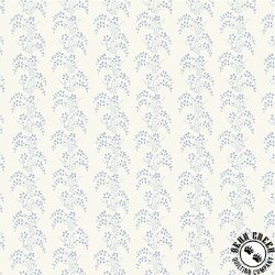 Windham Fabrics Jasper Blue Border Lace Ivory