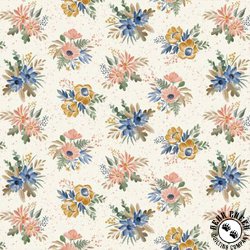 Windham Fabrics Flower Shop Corsage Ivory Windham Fabrics Flower Shop Corsage Ivory
