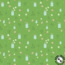 Riley Blake Designs Summer Skies and Fireflies Fireflies Green Riley Blake Designs Summer Skies and Fireflies Fireflies Green