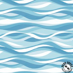 Riley Blake Designs Free As The Ocean Waves Aqua