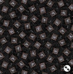 QT Fabrics Lakeside Loons Patches Black