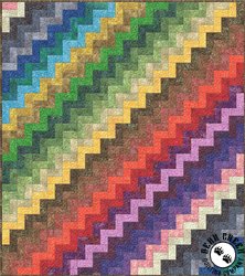 Diagonal Chevron Free Quilt Pattern