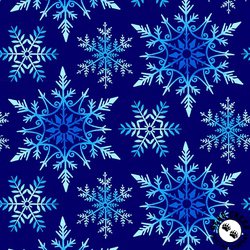 Henry Glass Crystal Frost 108 Wide Backing Fabric Snowflakes Blue Henry Glass Crystal Frost 108 Wide Backing Fabric Snowflakes Blue