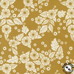 Moda Field of Flowers Floral Scatter Goldenrod Moda Field of Flowers Floral Scatter Goldenrod