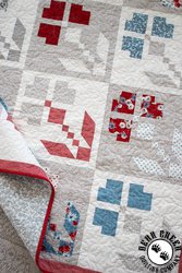 Red White and Bloom Quilt Pattern