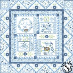 Bluebird Blessings Free Quilt Pattern