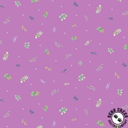 P&B Textiles Happy Ocean Life Tossed Seaweed Purple