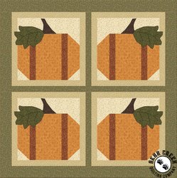 Pumpkin Patch - Four Pumpkins Free Quilt Pattern by Benartex