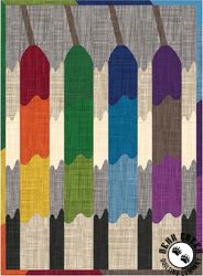 Brushstrokes - Paintbrush Wall Hanging Free Pattern by Studio E Fabrics