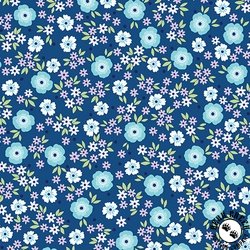 Benartex Seaside Garden Beachcomber Cobalt Benartex Seaside Garden Beachcomber Cobalt
