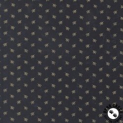 Moda Quail Run Seed Wheat Indigo