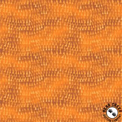 Windham Fabrics Wild North Triangle Tops Burnt Orange