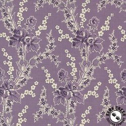 Moda Goodnight Irene Garden Floral Vines Grape Moda Goodnight Irene Garden Floral Vines Grape