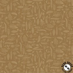 Windham Fabrics Enchanted Woods Forest Pickings Brown