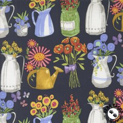 Moda Superbloom Flea Market Vases Indigo Moda Superbloom Flea Market Vases Indigo