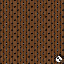 Andover Fabrics Carolina Dotty Stripe Brown Andover Fabrics Carolina Dotty Stripe Brown