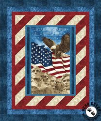 Stonehenge Stars and Stripes Forever - Pillars Of Strength Free Quilt Pattern