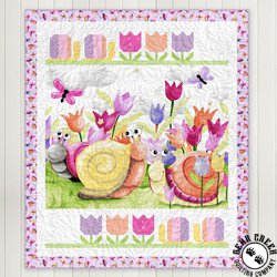 Sloane the Snail Garden Party Free Quilt Pattern Sloane the Snail Garden Party Free Quilt Pattern