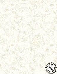 Wilmington Prints Among The Irises Sketches Cream