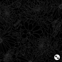 Maywood Studio Solitaire Blossom Black