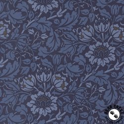 Moda Morris Muse Flowering Scroll Twilight Moda Morris Muse Flowering Scroll Twilight