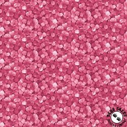 Riley Blake Designs Hydrangeas in the Garden Allover Floral Raspberry/Pearl