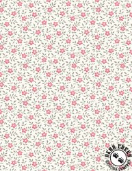 Wilmington Prints Blushing Blooms Floral and Vine Light Cream