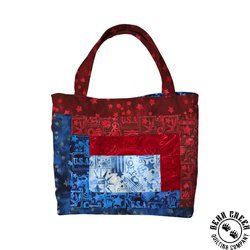 Bandana USA Around The Block Free Tote Pattern Bandana USA Around The Block Free Tote Pattern