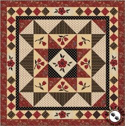 Circa Turkey Red Prairie Star Free Quilt Pattern
