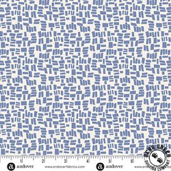 Andover Fabrics Conway Cottage Cobblestone Blue