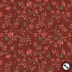 Windham Fabrics Duchess Blooming Vine Berry Windham Fabrics Duchess Blooming Vine Berry