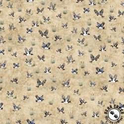 QT Fabrics Forest, Field and Stream Ducks Tan QT Fabrics Forest, Field and Stream Ducks Tan