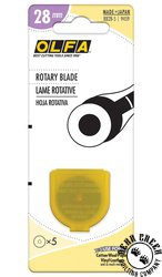 Olfa 28mm Rotary Cutter Refill Blades Olfa 28mm Rotary Cutter Refill Blades