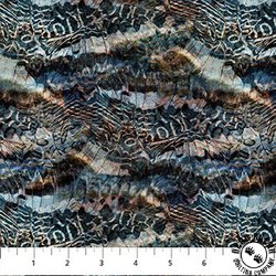 Northcott Naturescapes Solitude Feather Texture Dark Brown/Multi Northcott Naturescapes Solitude Feather Texture Dark Brown/Multi