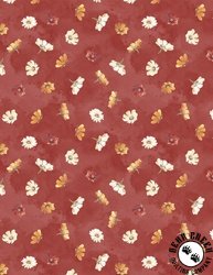 Wilmington Prints Harvest Blooms Flowers Toss Red Wilmington Prints Harvest Blooms Flowers Toss Red