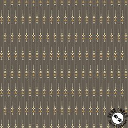 Andover Fabrics Wildflower Cottage Petal Chain Charcoal