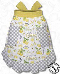 Fresh Picked Lemons Free Apron Pattern