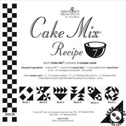 Miss Rosie's Quilt Co. Cake Mix Recipe 7 Foundation Paper