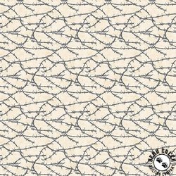 QT Fabrics Yippie Ki Yay! Barbed Wire Beige QT Fabrics Yippie Ki Yay! Barbed Wire Beige