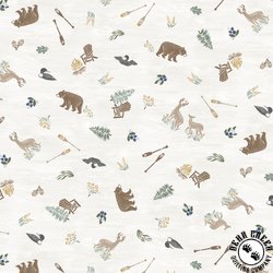 P&B Textiles Lakeside Days Tossed Lakeside Icons Cream