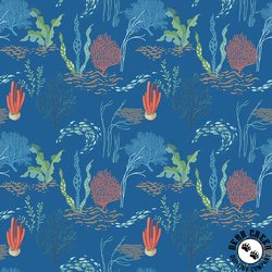 Riley Blake Designs Free As The Ocean Reef Blue