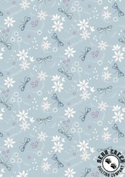 Lewis and Irene Fabrics The Water Gardens Dragonfly Gala Duck Egg Blue Lewis and Irene Fabrics The Water Gardens Dragonfly Gala Duck Egg Blue