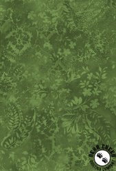 Maywood Studio Vintage Damask 108 Inch Wide Backing Fabric Green