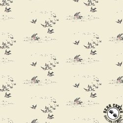 Andover Fabrics Ayla Flying Birds Grain