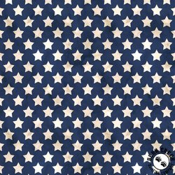 P&B Textiles Farmhouse Americana Set Stars Navy