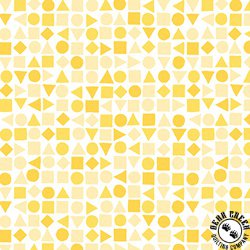 Maywood Studio Playtime Flannel Shapes Yellow