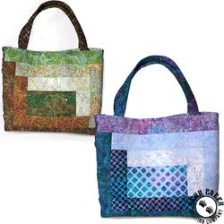 Destination Batiks Around The Block Free Tote Pattern